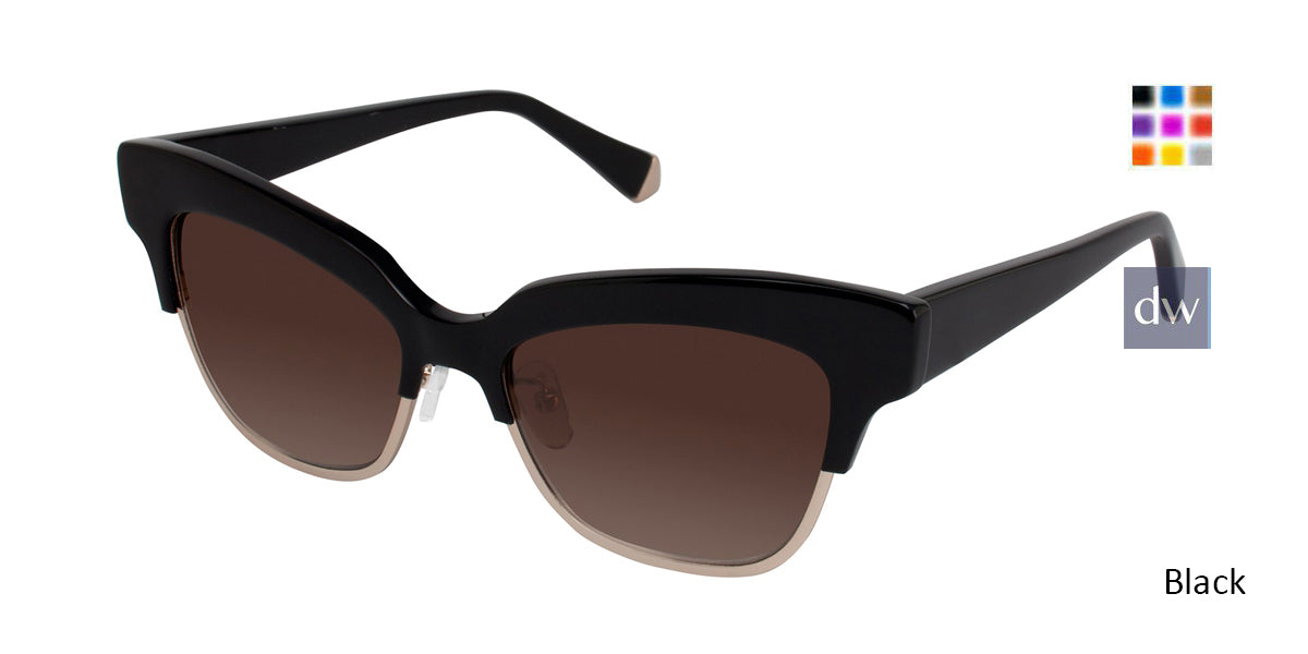 Black Kate Young For Tura K511 Sunglasses.