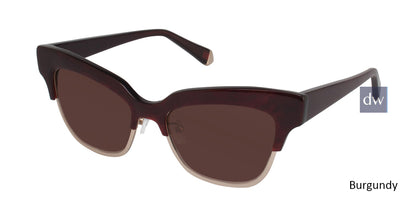 Burgundy Kate Young For Tura K511 Sunglasses.