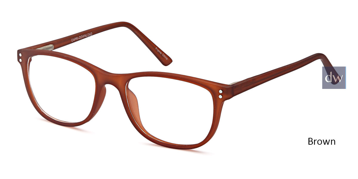 Brown Capri Millennial Download Eyeglasses - Teenager.