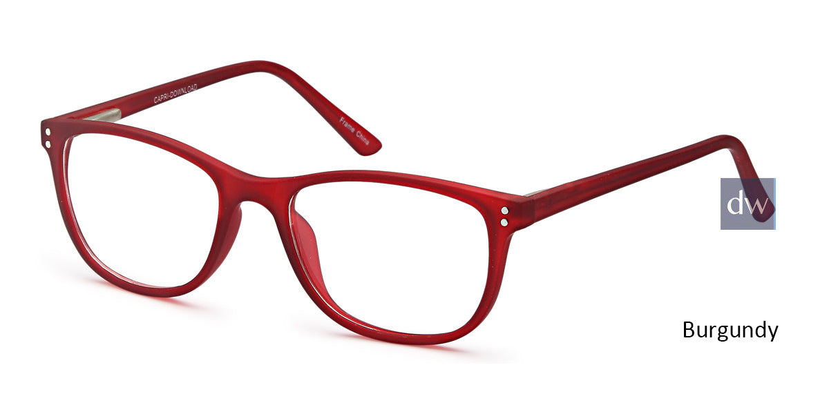 Burgundy Capri Millennial Download Eyeglasses - Teenager.