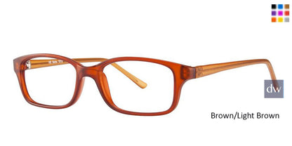 Dark Brown/Light Brown Vivid Soho 1012 Eyeglasses.