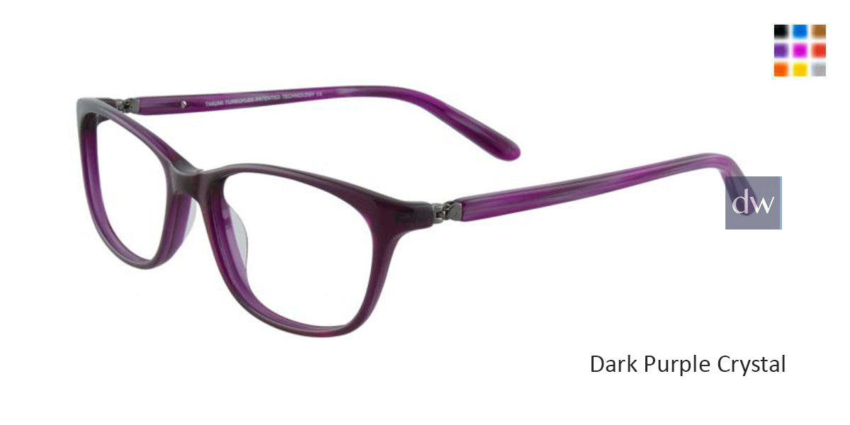 Dark Purple Crystal Turboflex TK904 Eyeglasses.