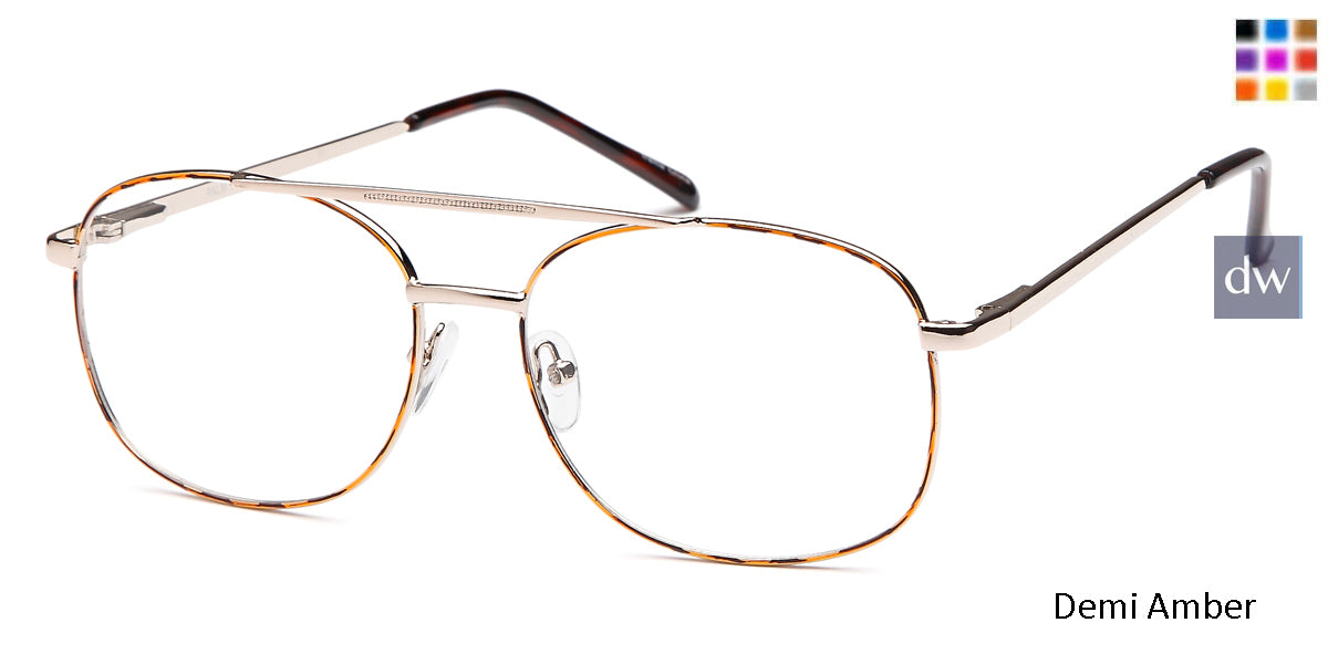 Demi Amber Capri Peachtree Palm Eyeglasses