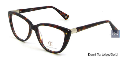 Demi Tortoise/Gold CIE SEC101 Eyeglasses.