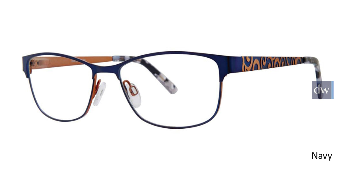 Navy Destiny Annika Eyeglasses.