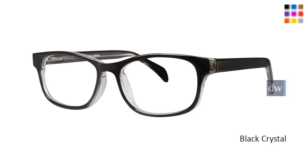 Black Crystal Gallery Devin Eyeglasses