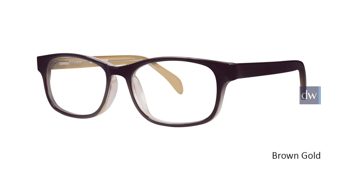 Brown Gold Gallery Devin Eyeglasses