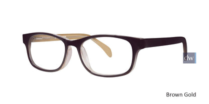 Brown Gold Gallery Devin Eyeglasses