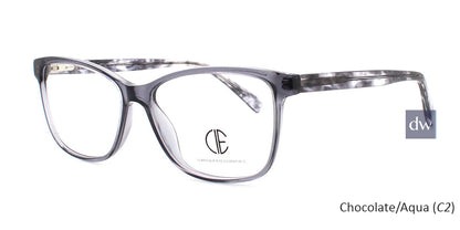 Chocolate/Aqua (C2) Lisa Loeb Electric Eyeglasses.
