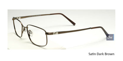 Satin Dark Brown EasyTwist ET840 Eyeglasses.