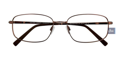 Shiny Dark Copper Brown EasyTwist ET889 Eyeglasses.