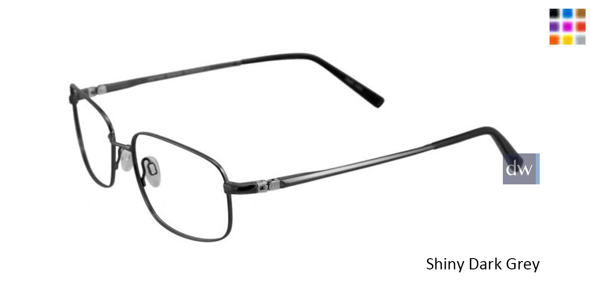 Shiny Dark Grey EasyTwist ET889 Eyeglasses.