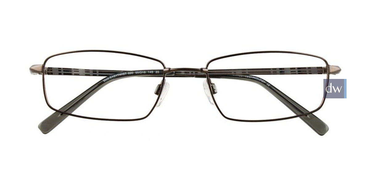 Shiny Dark Grey EasyTwist ET890 Eyeglasses.