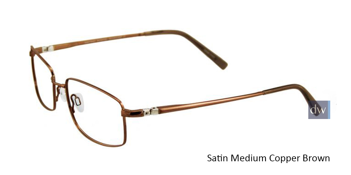 Satin Medium Copper Brown EasyTwist ET891 Eyeglasses.
