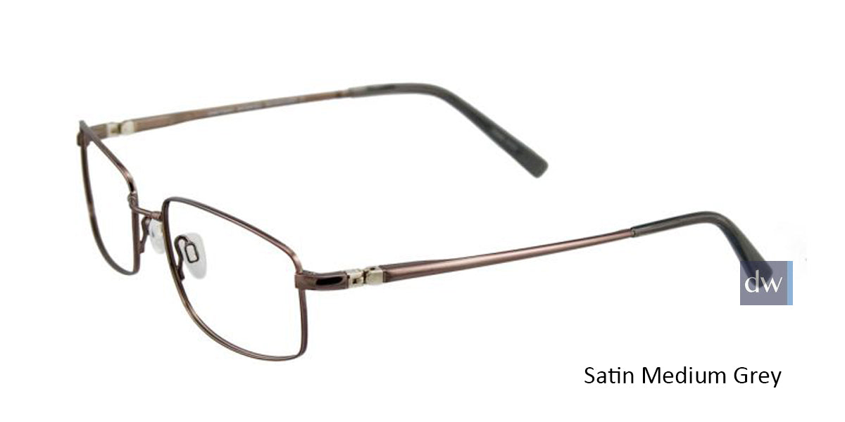 Satin Medium Grey EasyTwist ET891 Eyeglasses.