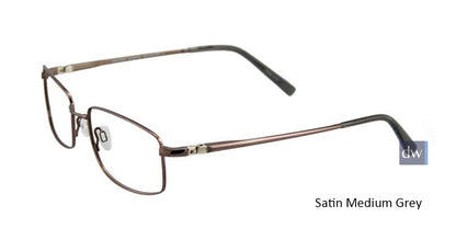 Satin Medium Grey EasyTwist ET891 Eyeglasses.