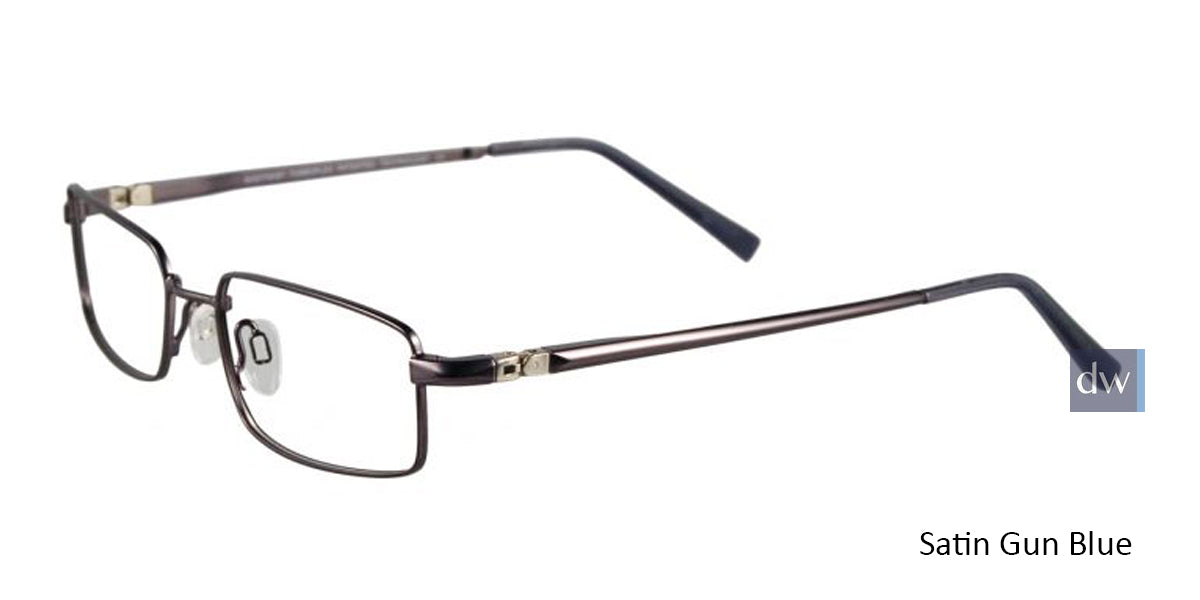 Satin Gunmetal Blue EasyTwist ET903 Eyeglasses.