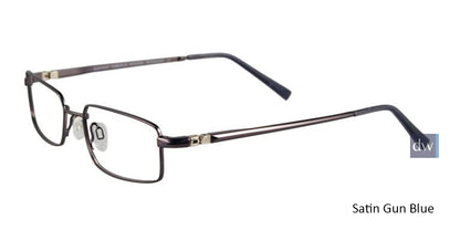 Satin Gunmetal Blue EasyTwist ET903 Eyeglasses.