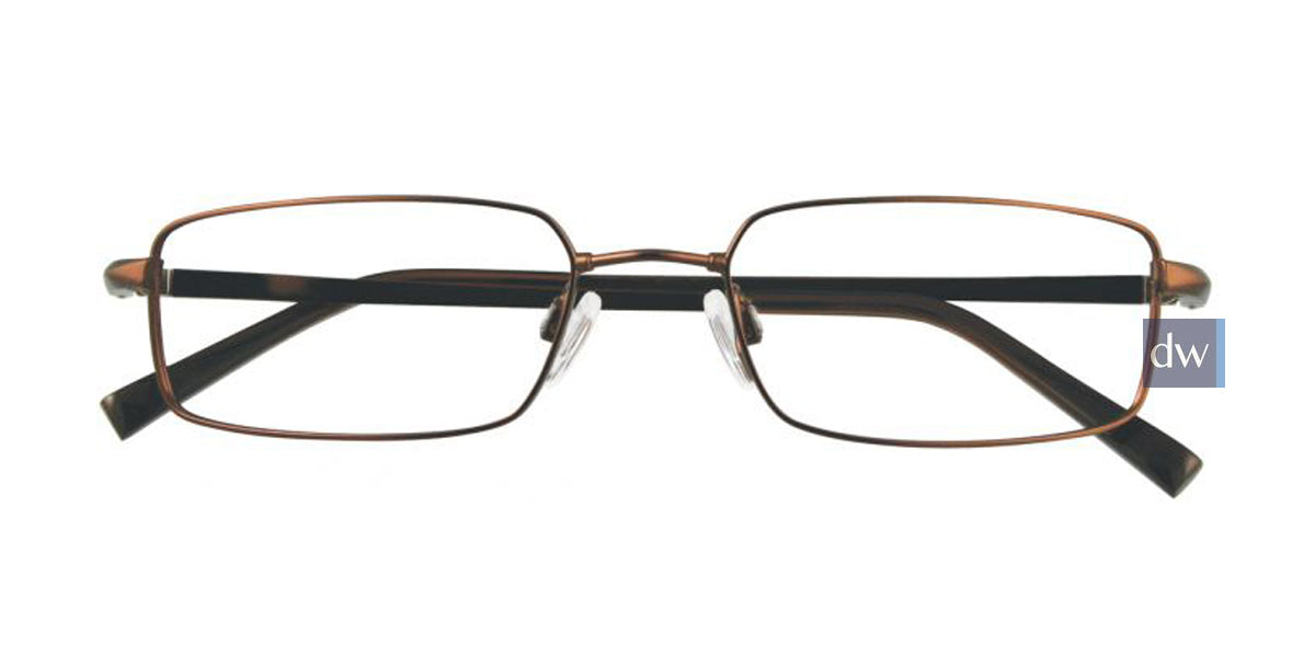 Satin Medium Brown EasyTwist ET903 Eyeglasses.