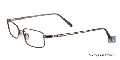 Shiny Gunmetal Powder EasyTwist ET903 Eyeglasses.
