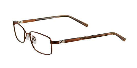 Copper Brown/Brown Crystal EasyTwist ET930 Eyeglasses.