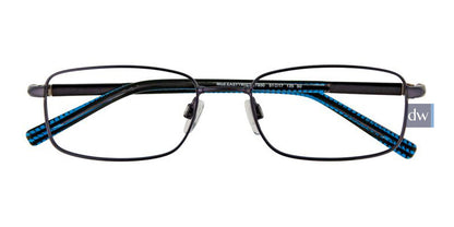 Dark Navy/Crystal Dark Blue EasyTwist ET930 Eyeglasses.