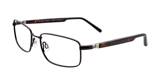 Satin Black EasyTwist ET961 Eyeglasses.