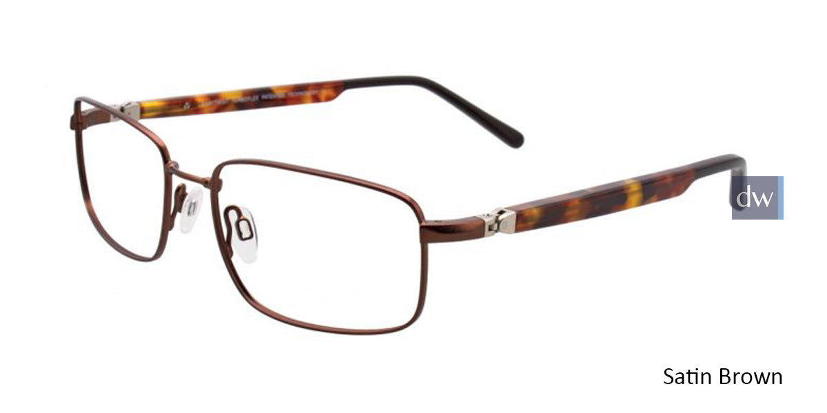 Satin Brown EasyTwist ET961 Eyeglasses.