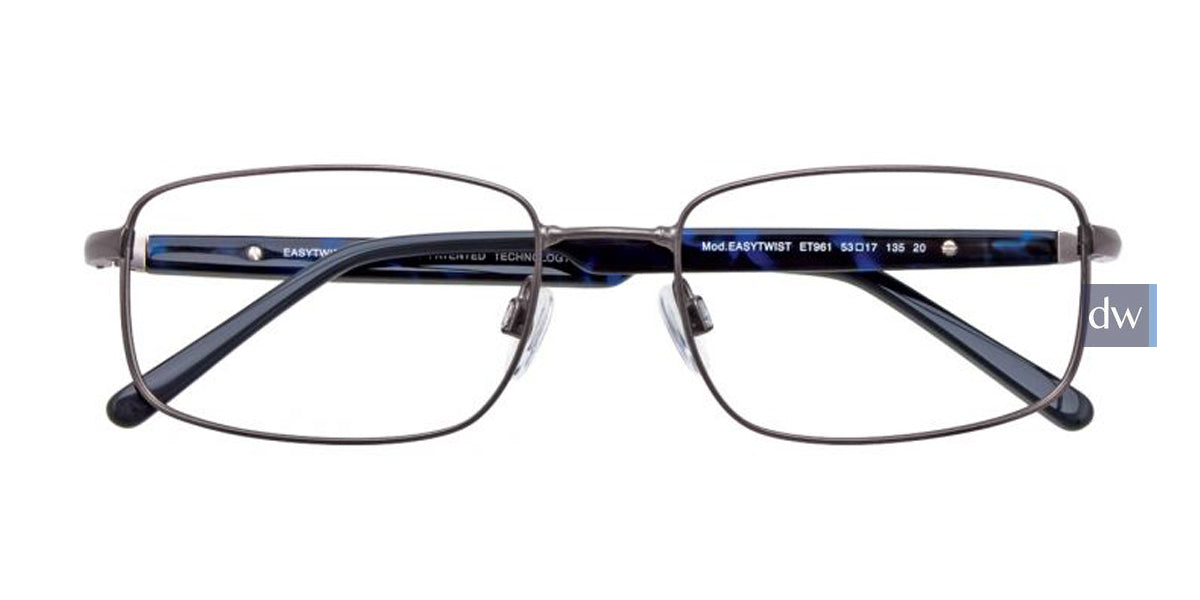 Satin Grey EasyTwist ET961 Eyeglasses.