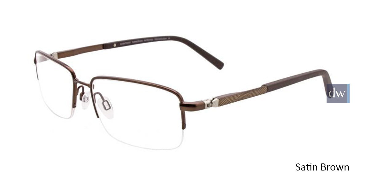 Satin Brown EasyTwist ET962 Eyeglasses.