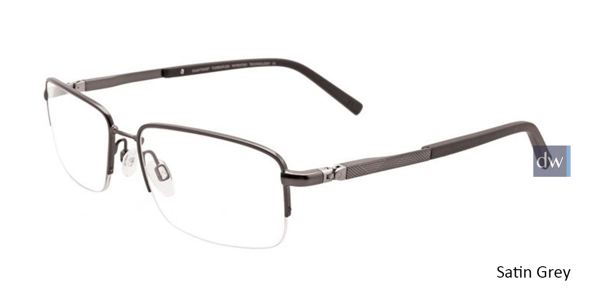 Satin Grey EasyTwist ET962 Eyeglasses.