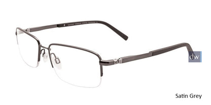 Satin Grey EasyTwist ET962 Eyeglasses.