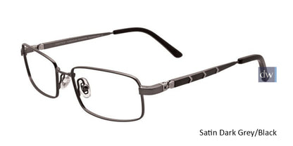 Satin Dark Grey/BlackEasyTwist ET967 Eyeglasses.