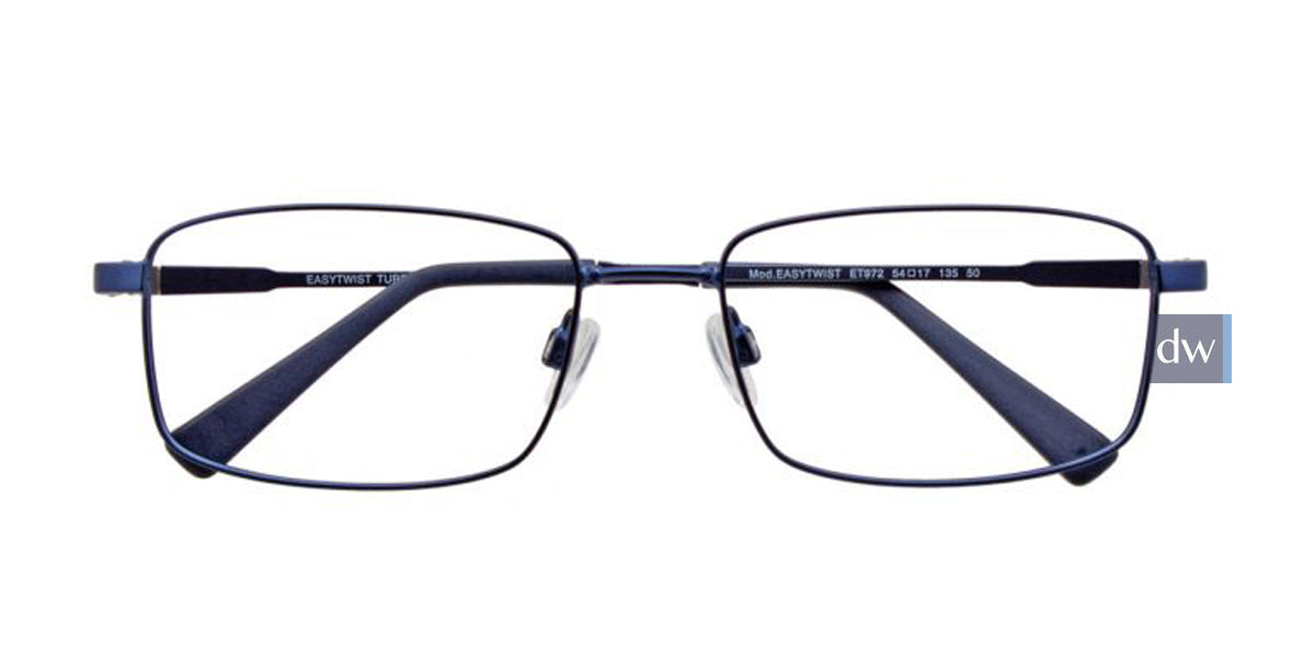 Matte Dark Blue EasyTwist ET972 Eyeglasses.