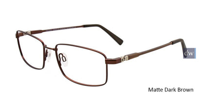 Matte Dark Brown EasyTwist ET972 Eyeglasses.