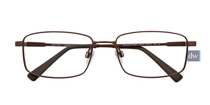 Matte Dark Brown EasyTwist ET972 Eyeglasses.