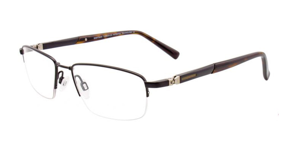 Matte Black EasyTwist ET973 Eyeglasses.