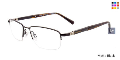 Matte Black EasyTwist ET973 Eyeglasses.