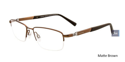Matte Brown EasyTwist ET973 Eyeglasses.