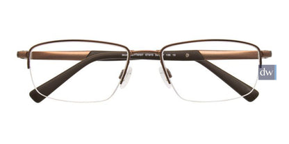 Matte Brown EasyTwist ET973 Eyeglasses.