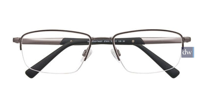 Matte Silver EasyTwist ET973 Eyeglasses.