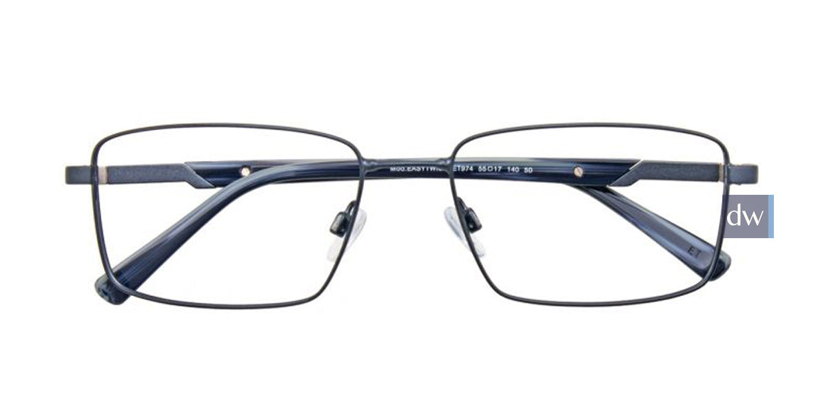 Matte Dark Blue EasyTwist ET974 Eyeglasses.