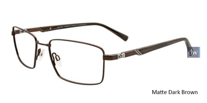 Matte Dark Brown EasyTwist ET974 Eyeglasses.