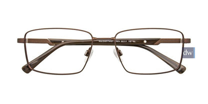 Matte Dark Brown EasyTwist ET974 Eyeglasses.