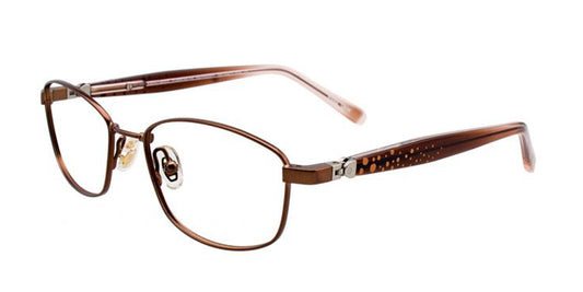 Satin Brown EasyTwist ET975 Eyeglasses.