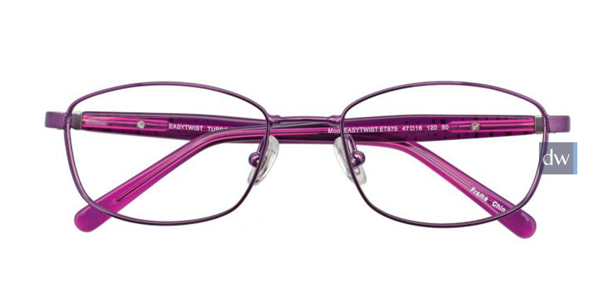 Shiny Lavender EasyTwist ET975 Eyeglasses.