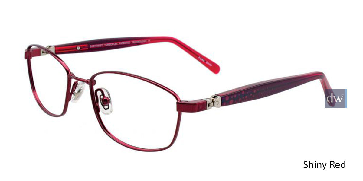 Satin Red EasyTwist ET975 Eyeglasses.
