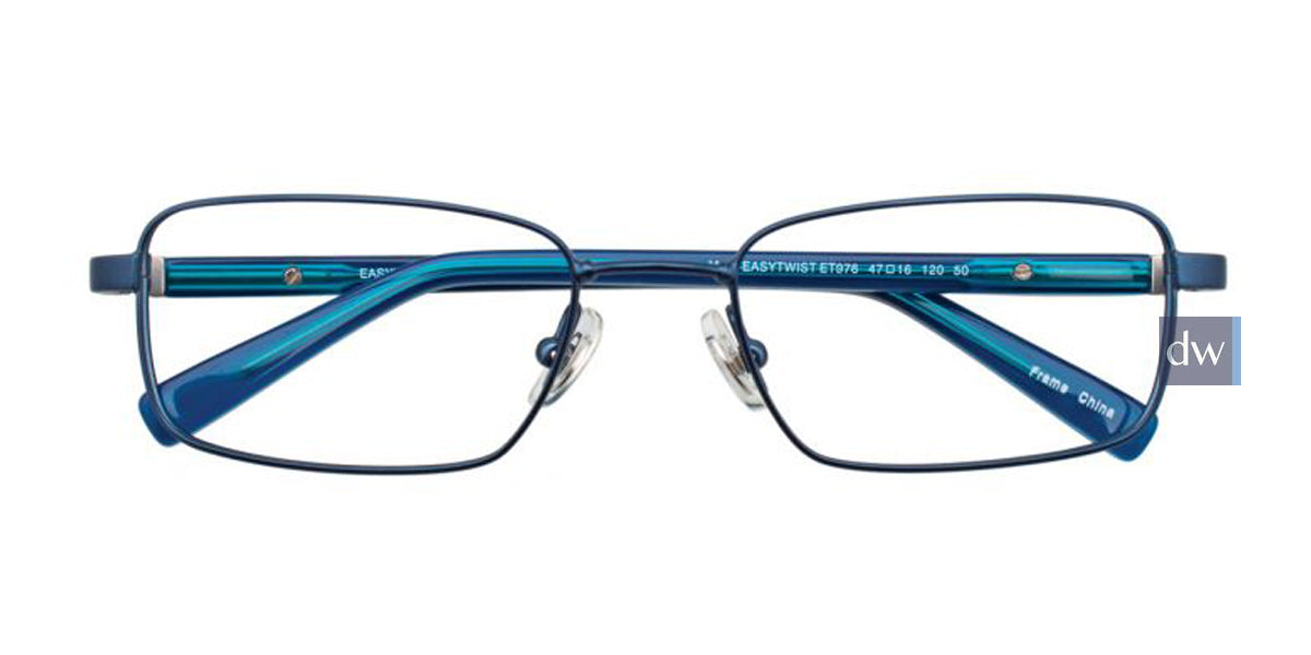 Satin Navy EasyTwist ET976 Eyeglasses.
