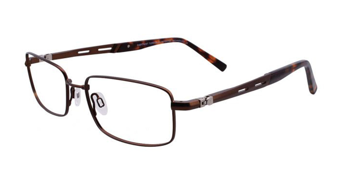Matte Brown EasyTwist ET981 Eyeglasses.