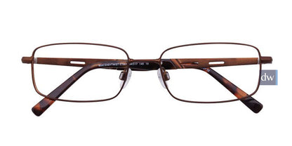 Matte Brown EasyTwist ET981 Eyeglasses.
